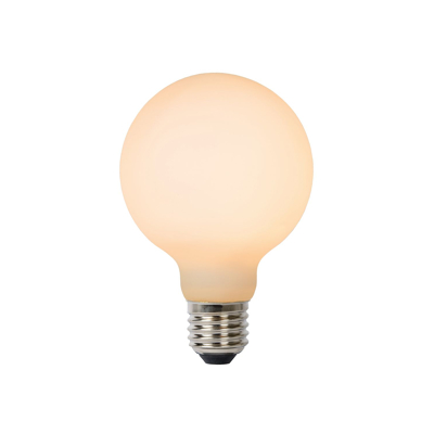 Afbeelding van G80 Filament lamp Ø 8 cm LED Dimb. E27 1x8W 2700K 3 StepDim Opaal