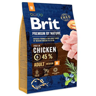Abbildung von Brit Premium by Nature Adult M 3 KG