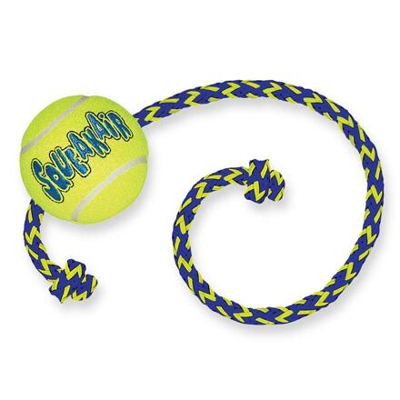 Abbildung von Spielzeug Tennis Airdog Ball an einer Schnur KONG M