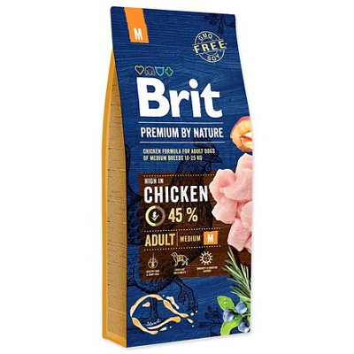 Abbildung von Brit Premium by Nature Adult M 15 KG