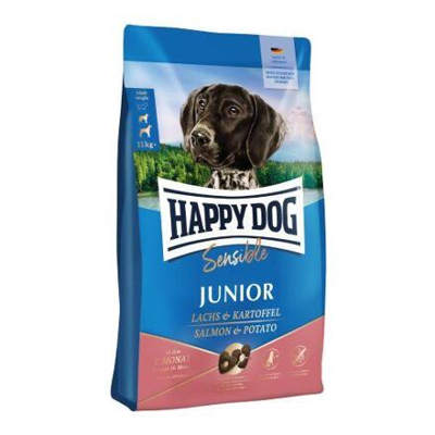 Abbildung von Happy Dog Junior Salmon &amp; Potato varianten 10 kg