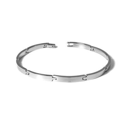 Afbeelding van Boccia 0319 03 Armband titanium zilverkleurig 4, 3 mm 20 cm