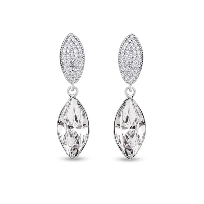 Afbeelding van Spark zilveren Thalia oorbellen crystal
