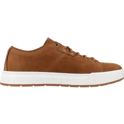 Afbeelding van Timberland Maple Grove Sneakers laag rust, Heren, Maat: 40, Rust Nubukleer