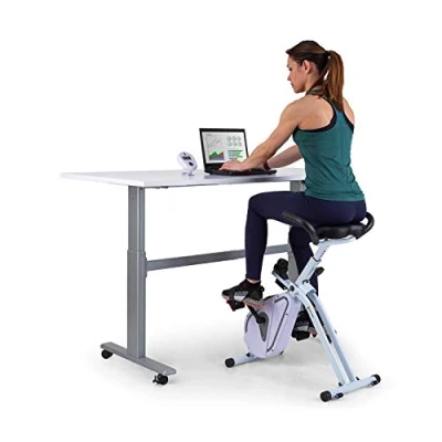 Afbeelding van Azura Desk Bike hometrainer 7,5 kg vliegwielmassa riemaandrijving