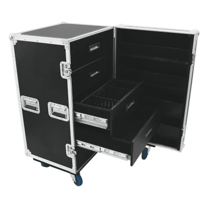 Afbeelding van Roadinger flightcase met lades op wielen TSF 1