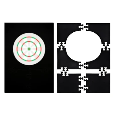 Afbeelding van Vierkant dartbord Surround Ring Uitgebreide lengte Surround, universele dartboard muurbeschermer, Eva Splicable Dart verwijderbare rechthoekige Board voor thuis