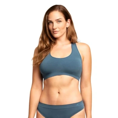 Afbeelding van DANISH ENDURANCE Bralette van Bamboe Viscose voor Dames Blauw XL/XXL