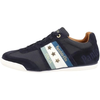 Afbeelding van Pantofola d&#039;Oro Imola UOMO Trainingsschoen, Heren, Maat: 43, Dark navy pdm Leer en textiel