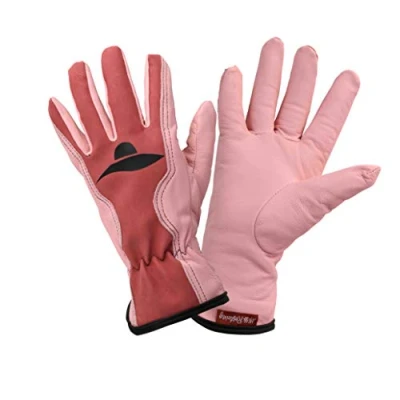 Afbeelding van Rostain miss IT08 tuinhandschoenen, comfortabel en buiten, leer, vuilafstotend, roze maat 08, 8