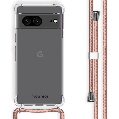 Afbeelding van Google Pixel 7 Hoesje Kunststof iMoshion Hardcase/Koordhoesje/Backcover Rosé goud Telefoonhoesje