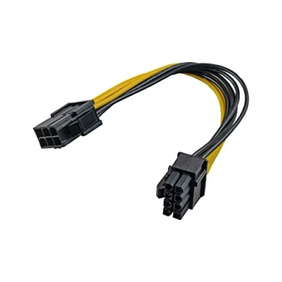 Afbeelding van AKYGA AK CA 07 PCI E 6 pins stekker naar 8 pin female adapterkabel 20 cm