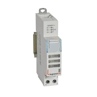 Afbeelding van Legrand cx3 signaallamp drievoudig led wit 230 400v ac 1 module 17 8mm 412932