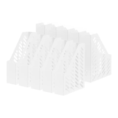 Afbeelding van Han tijdschriftenhouder wit 10 stuks
