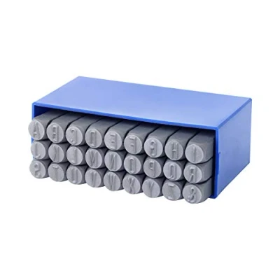 Afbeelding van Gravurem 01102000 slagletters A Z,&amp; in letterhoogte 2mm