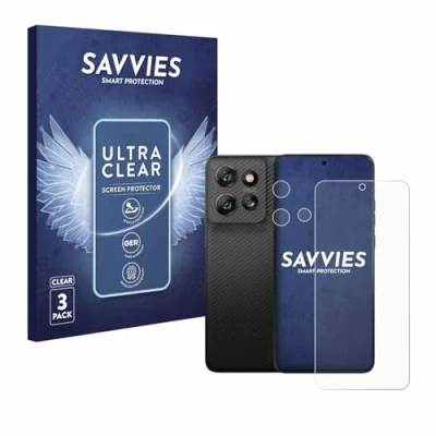 Afbeelding van Savvies Screenprotector voor Motorola ThinkPhone 25 (Voor+Camera) Folie Beschermfolie transparant (6 Stuks)