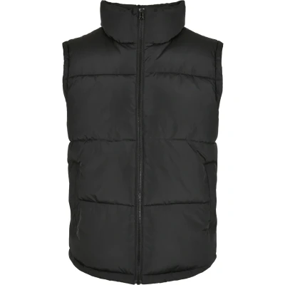 Afbeelding van Urban Classics Block Puffer VEST Bodywarmer, Heren, Maat: Large, Black/black