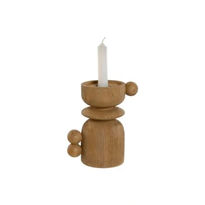 Afbeelding van Kroonkandelaar Home ESPRIT Bruin Hars Hout 16 x 10 18 cm