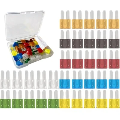 Afbeelding van Gebildet Micro2 12V 24V 35pcs Automotive Zekeringenassortiment(Set van Bladzekeringen+Zekeringtrekker)5A/7.5A/10A/15A/20A/25A/30A elk voor 5pcs