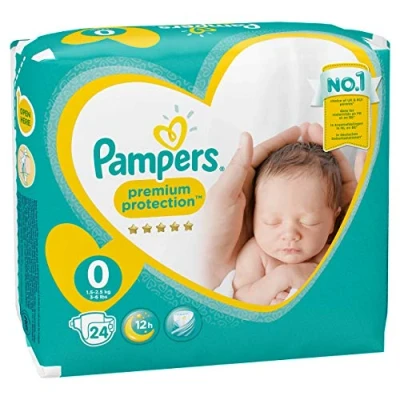 Afbeelding van Pampers Premium Protection Maat 0 (Micro) 1,5 2,5 kg 24 stuks Luiers