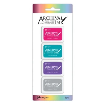 Afbeelding van Ranger Archival Mini Ink Kit 4 AIMK57703