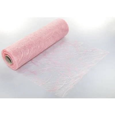 Afbeelding van Protinam Sizoweb Tafelloper, 30 cm x 25 m, lichtroze, voor decoratie zoals zomer, Pasen, Kerstmis of bruiloften (25 lichtroze 3025) 64 033 R 300 A5 m