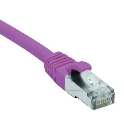 Afbeelding van connect 30 m volledig koper RJ45 F/UTP LSZH Cat. 6 met snijbescherming voor patchkabel, roze