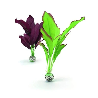 Afbeelding van biOrb Zijde Plant Set M groen &amp; paars