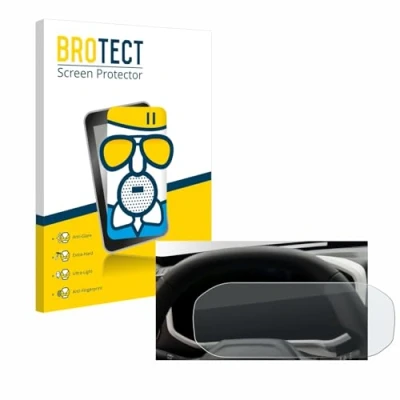 Afbeelding van BROTECT Screenprotector voor Dacia Duster Tacho (2024) Folie Beschermfolie Beschermglas matte