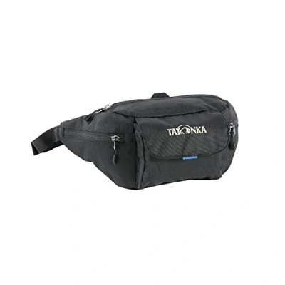 Afbeelding van Tatonka Funny Bag M Heuptas, robuuste heuptas met groot vak ritssluiting, twee zijzakken en een voorvak (zwart), maat (34 x 12 9 cm)