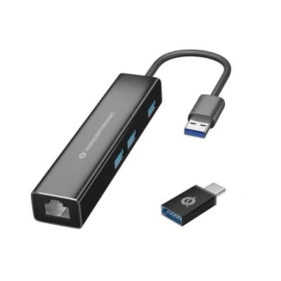 Afbeelding van Conceptronic DONN07BA laptop dock &amp; poortreplicator USB 3.2 Gen 1 (3.1 1) Type A Zwart