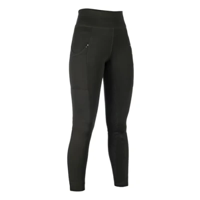 Afbeelding van HKM Cosy II Style siliconen volledige zitting Paardrijlegging voor kinderen Kaki 146