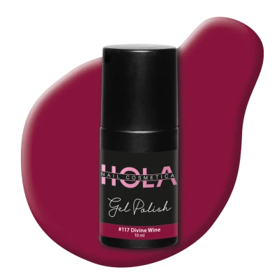 Afbeelding van Gelpolish #117 Divine Wine 10ml Rood Gelnagellak Hola