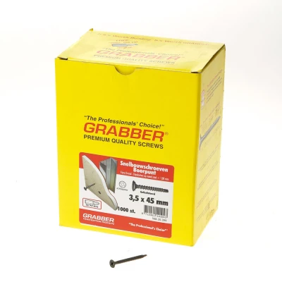 Afbeelding van Grabber gipsplaatschroef met boorpunt 3.5 x 45 mm 1000 stuks