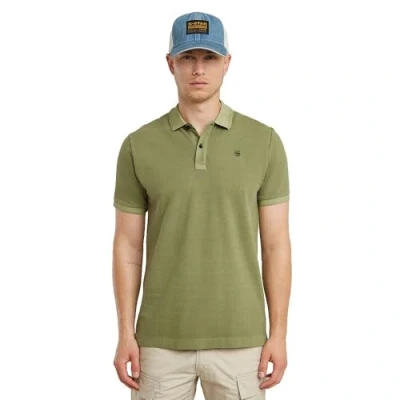 Afbeelding van G STAR Dunda Overdyed Poloshirt, Heren, Maat: Small, Mayfly gd