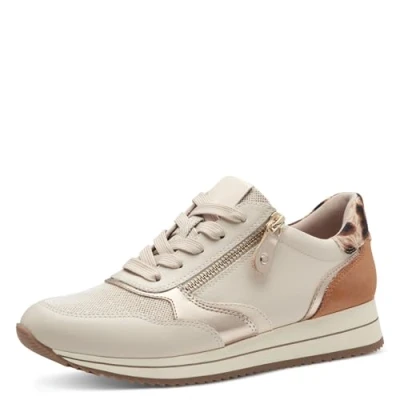 Afbeelding van Jana Low 8 23774 43 Sneakers voor dames, ivoor, 38 EU Breed