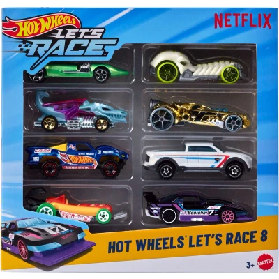Afbeelding van Hw diecast 8 Pack Let&#039;s Race