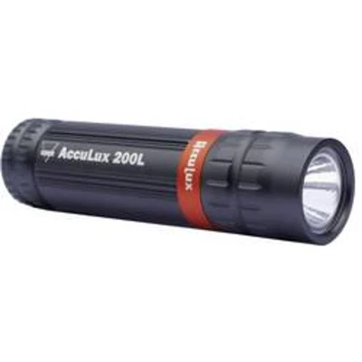 Afbeelding van AccuLux 200L Zaklamp werkt op batterijen LED 200 lm 124 g