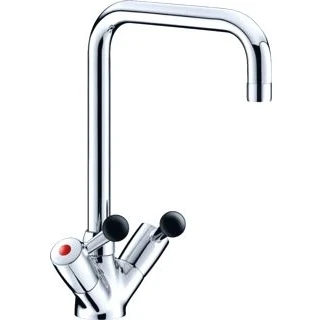 Afbeelding van Delabie wastfmengkr opb chroom 1 gats kraang 5640t3