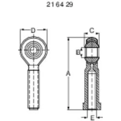 Afbeelding van Modelcraft Staal Kogelkop Met binnenschroefdraad M3 1 stuk(s)