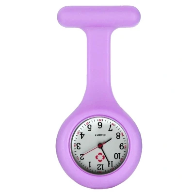 Afbeelding van Fako® Verpleegstershorloge Zusterhorloge Verpleegster Horloge Siliconen Uni Lila Paars
