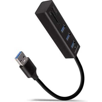 Afbeelding van AXAGON HMA CR3A USB hub + Kaartlezer (SD Micro SD)