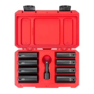 Afbeelding van TEKTON 1/2 Inch Drive Impact Lug Moer Socket Set (9 delig) SID92415