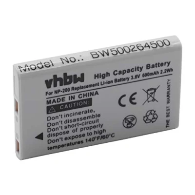 Afbeelding van Camera accu compatibel met Minolta NP 200 / 700 mAh
