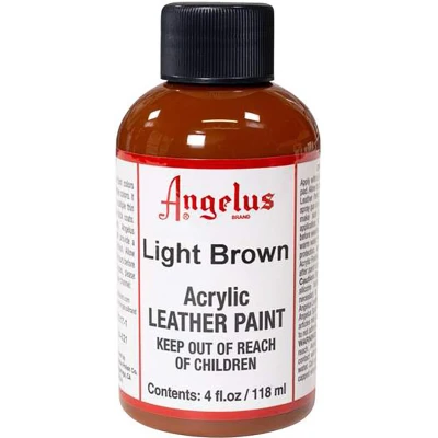 Afbeelding van Angelus leerverf Lichtbruin 118ml