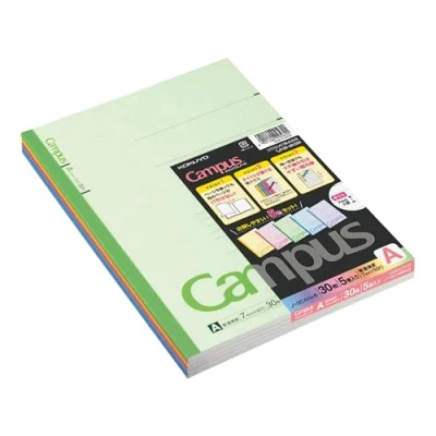 Afbeelding van Kokuyo Set van vijf boeken Roh 3CAX5, 30 pagina&#039;s, Campus Notes No. 6 semi B5 A getrokken lijn Co., Ltd.