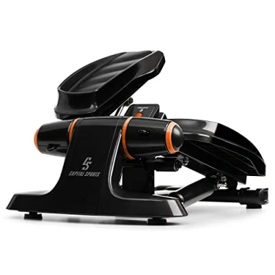 Afbeelding van Galaxy Step mini stepper premium treden LC display app oranje