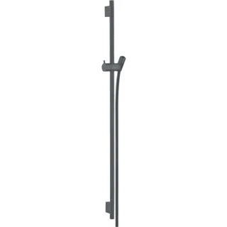 Afbeelding van Hansgrohe unica s puro glijstang 90cm met isiflex`b doucheslang 160cm brushed black chroom 28631340