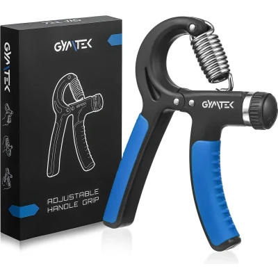 Afbeelding van Gymtek Handgreep met Verstelbare Kracht van 1040 kg Handtrainer Onderarmtrainer Weerstand Trainingsapparaat Vingertrainer Spiertrainer voor Handen Blauw