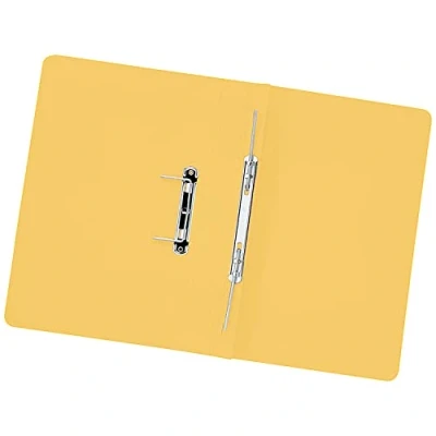 Afbeelding van Q Connect Overdrachtsvijl 35mm Capaciteit Foolscap Geel (Pack van 25) KF26057